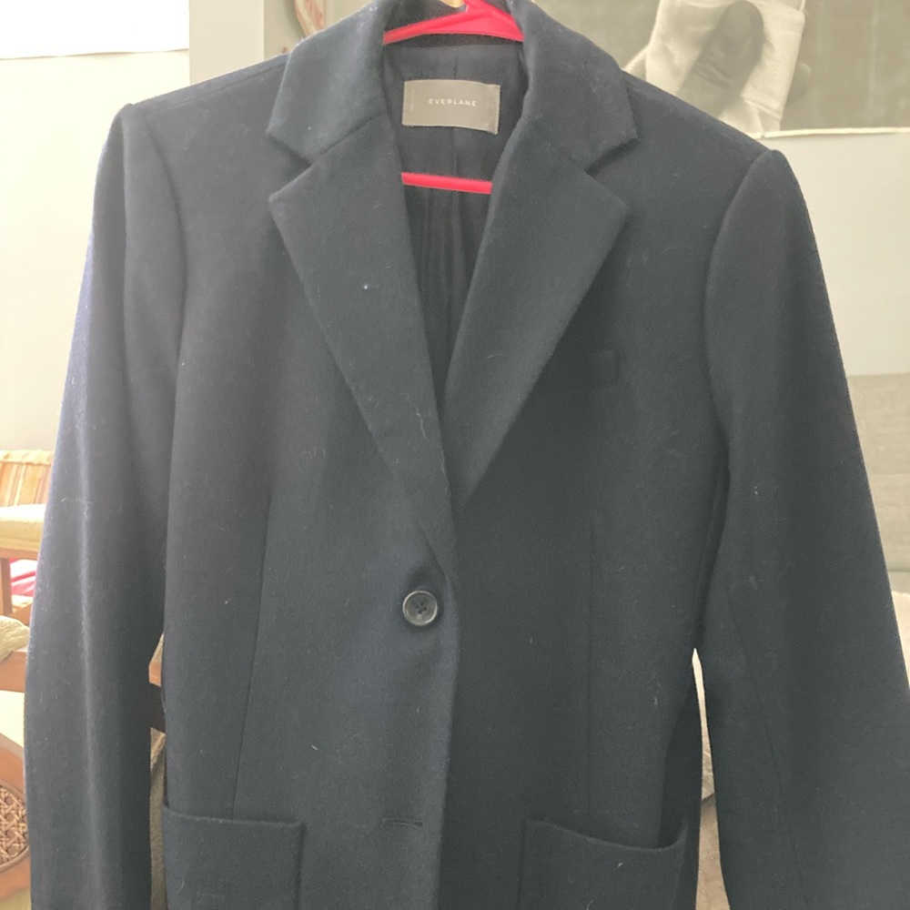Everlane wool suit coat